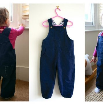 Baby Dungarees Free Sewing Pattern