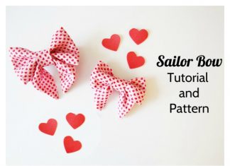 Sailor Bow Free Sewing Pattern