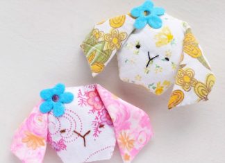 Bunny Sachet Free Sewing Pattern