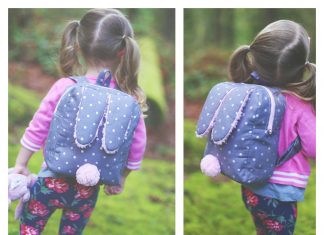 Bunny Toddler Backpack Free Sewing Pattern