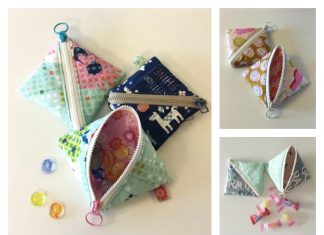 Half Square Triangle Pouch Free Sewing Pattern