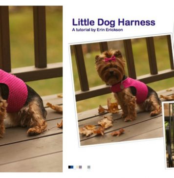 Little Dog Harness Free Sewing Pattern