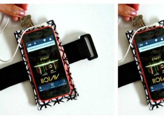 Phone Armband with Pocket Free Sewing Pattern