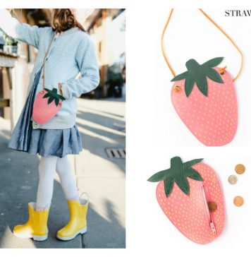 Strawberry Coin Purse Free Sewing Pattern