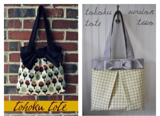 The Tohoku Tote Bag Free Sewing Pattern and Template