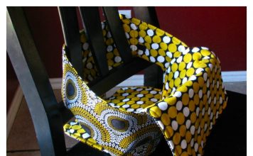 Travel High Chair Free Sewing Pattern and Video Tutorial
