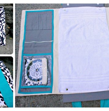 Baby Changing Station and Diaper Bag Free Sewing Pattern