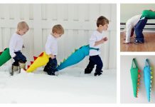 DIY Dino Tail Free Sewing Pattern