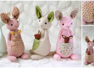 Sock Kangaroo Free Sewing Pattern