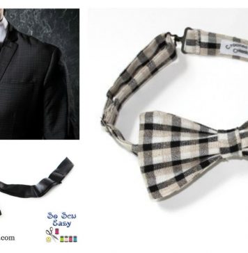 Bow Tie Free Sewing Pattern