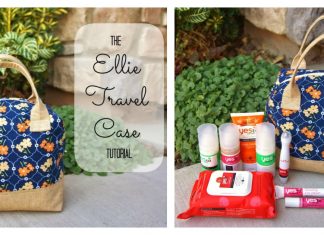 Ellie Travel Case Free Sewing Pattern