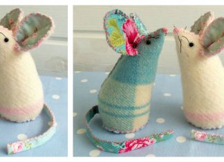 Mouse Pincushion Free Sewing Pattern