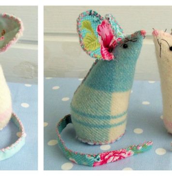 Mouse Pincushion Free Sewing Pattern