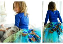 Peacock Costume Tutu Free Sewing Pattern