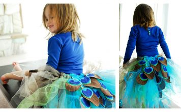 Peacock Costume Tutu Free Sewing Pattern