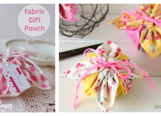 Fabric Gift Pouch Free Sewing Pattern