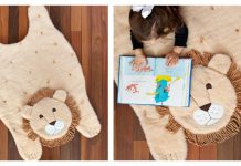 Plush Animal Lion Mat Free Sewing Pattern