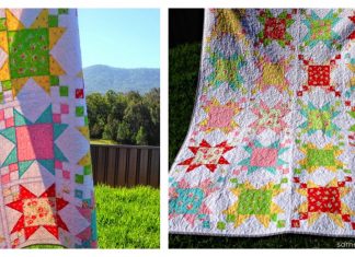 Sugar Stars Quilt Free Sewing Pattern