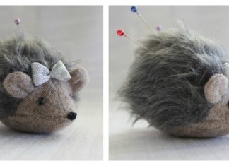 Hedgehog Pincushion Free Sewing Pattern