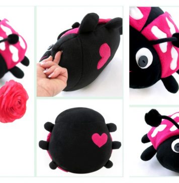 Sweet Love Ladybug Free Sewing Pattern