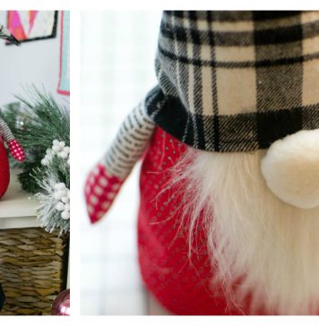 Christmas Gnome Softie Free Sewing Pattern