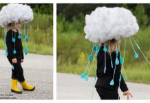 DIY Rain Cloud Halloween Costume Tutorial