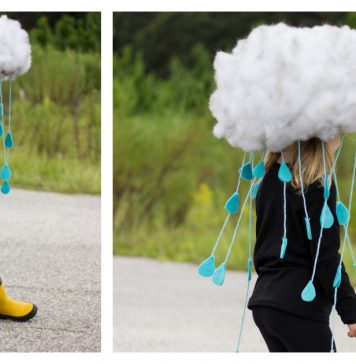 DIY Rain Cloud Halloween Costume Tutorial