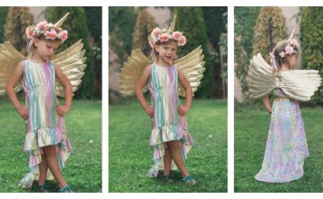 DIY Unicorn Costume Free Sewing Pattern