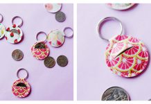 Aldi Quarter Keychain Free Sewing Pattern