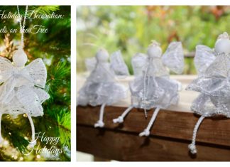 Christmas Angel Ornaments Free Sewing Pattern