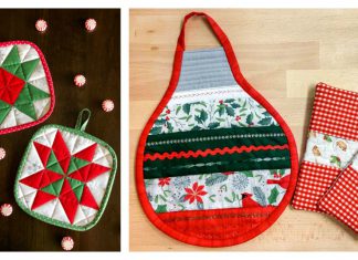 Christmas Hot Pad Free Sewing Pattern