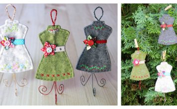 Dress Form Ornament Free Sewing Pattern