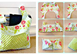 Fold and Go Market Bag Free Sewing Pattern