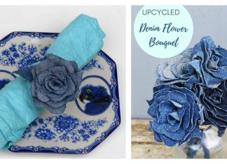 Upcycled Denim Flower Tutorial