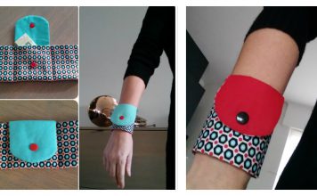 Wrist Wallet Free Sewing Pattern