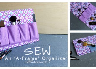 A-Frame Organizer Free Sewing Pattern