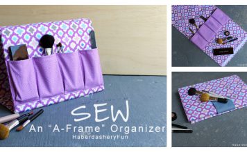 A-Frame Organizer Free Sewing Pattern