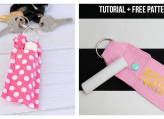 Chapstick Holder Free Sewing Pattern