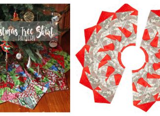 Christmas Tree Skirt Free Sewing Pattern