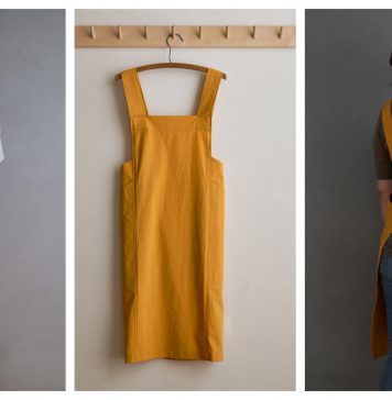 Simple Cross Back Apron Free Sewing Pattern