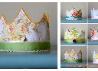 Felt Crown Free Sewing Pattern