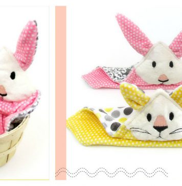 Animal Buddy Blankets Free Sewing Pattern