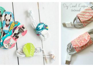 Fabric Cord Keeper Free Sewing Pattern