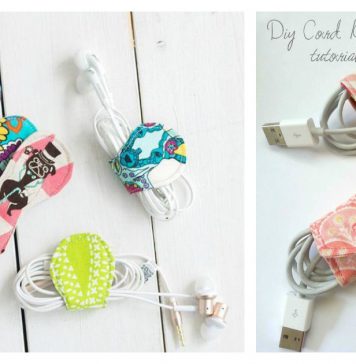 Fabric Cord Keeper Free Sewing Pattern