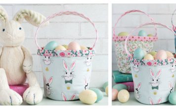 Easter Basket Free Sewing Pattern