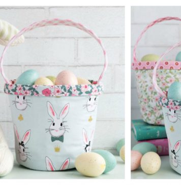 Easter Basket Free Sewing Pattern