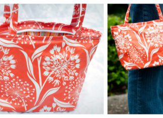 Little Vinyl Bag Free Sewing Pattern