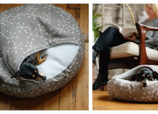 Burrow Dog Bed Sewing Pattern