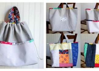 Japanese Knock off Tote Bag Free Sewing Pattern