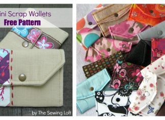 Mini Scrap Wallet Free Sewing Pattern